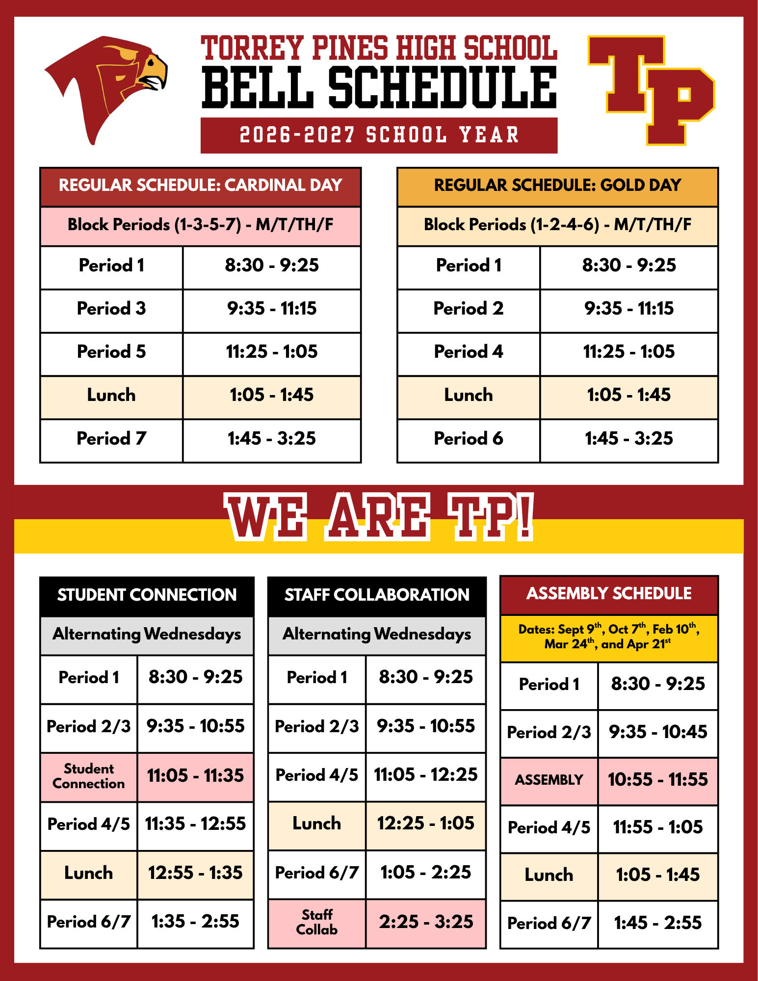 schedule
